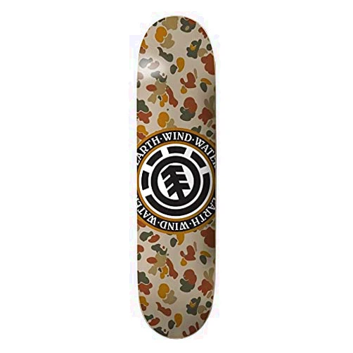 Element Sand Camo Seal Skateboard Deck Sz 8.25in