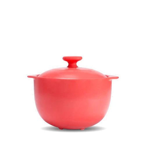MINH LONG SINCE 1970 Minh Long Porcelain 2 quart Casserole Dish with Lid, Clay Pot for Cooking, Casserole Dish with Lid Oven Safe, Ceramic Casserole with Lid for Stew, Soup, Steam, Scratch Resistant, Oven & Microwave