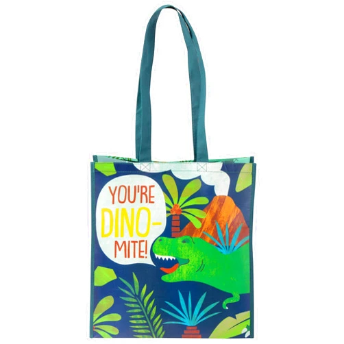 Stephen Joseph, Large Recycled Gift Bag with Handles, Kids, Reusable, Birthday Party Gift Bag, Shopping Bag