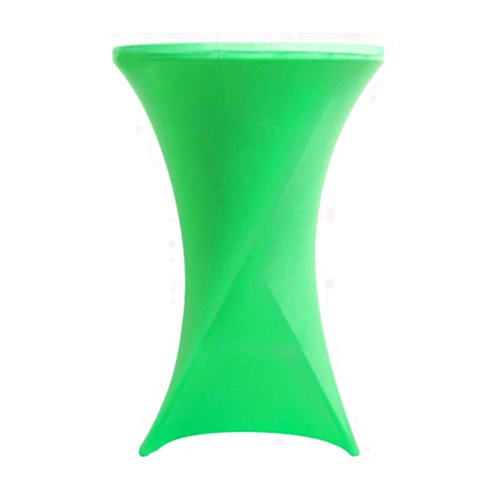 Zerci Spandex Lycra Table Cover Cocktail Bar Stretch Round Fit for Party Wedding Event