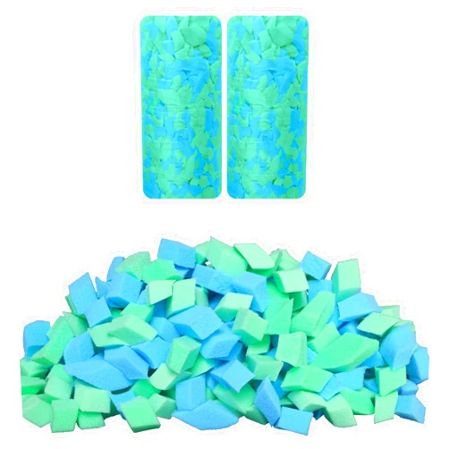 BBGDIPG Bean Bag Filler, 10 Pounds Comfortable and Soft Shredded Memory Foam Filling Without Gel, Premium Random Colors BeanBag Stuffing for Various Pillows/Punching Bag/Couch Cushions/Pouf/Dog Bed