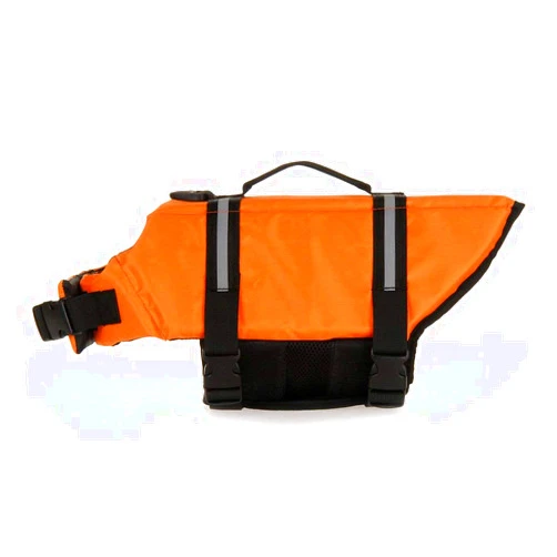TESOON Pet Dog Doggy Life Jacket Life Vest Saver Preserver Reflective Nylon Neoprene Quick Release Adjustable Bandana