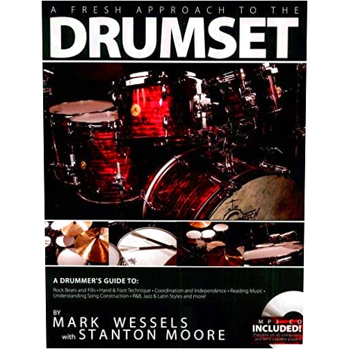 German Edition A Fresh Approach to the Drumset By Mark Wessel [Book and Mp3]