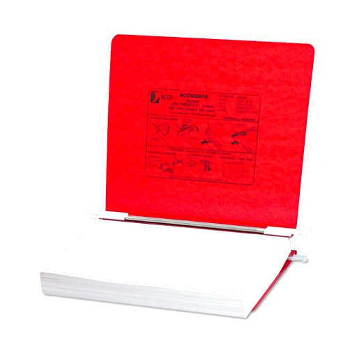 ACCO Brands ACCO Pressboard Hanging Data Binder, 8.5 x 11 Inches Unburst Sheets, Executive Red (54129 )