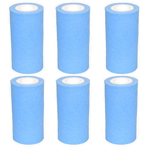 Pool Health Group New Longer Lasting A or C Meltblown Pool Filter Replacement Compatible with Intex 29000E/59900E Easy Set, Summer Escapes, Summer Waves Inflatable Swimming Pool, A/C Pack of 6
