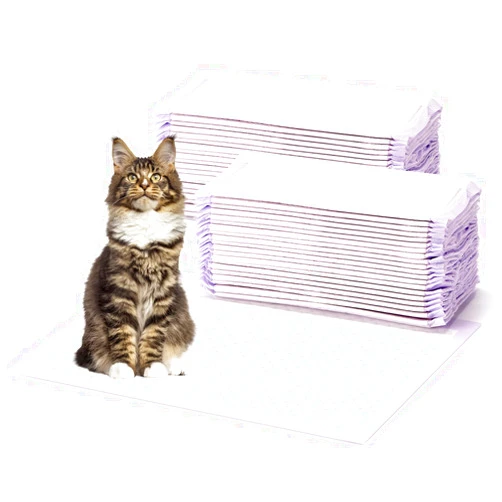 Earth Vibe Cat Pads Refills for Litter Box: Cat Litter Mat for Tidy Cats Breeze Litter System - Thickened 6-Layer Super Absorbent Breeze Pads - 16.9