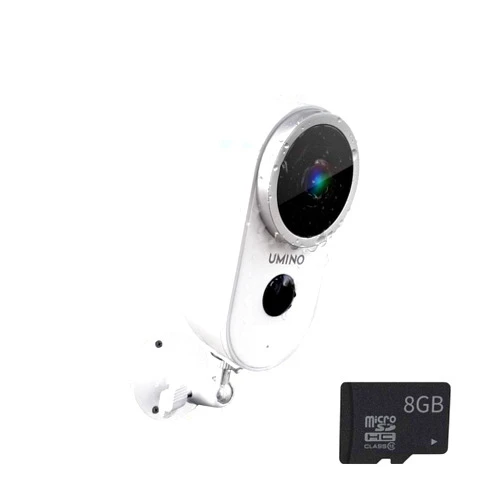 UMINO Security Camera Outdoor,1080P Wireless Rechargeable Battery Camera for Home Security Surveillance,PIR Motion Detection, Siren Alarm,2 Way Audio,Night Vision,Waterproof,8GB Micro SD Card