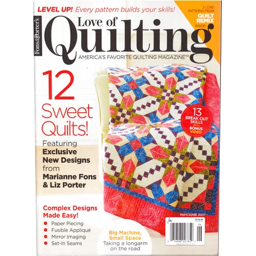 By Various (Author) Fons & Porter's Love of Quilting Magazine May/June 2017