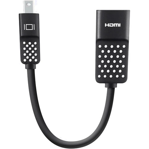 Belkin Mini Displayport To HDMI Adapter - Compatible With 4k Monitors - HDMI to Displayport Adapter - DP to HDMI Adapter - Connect TV & Monitors to MacBook Pro, MacBook Air, Surface Pro & More