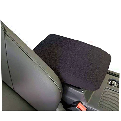 Car Console Covers Plus Handmade in USA Designed for Volvo XC40 2019-2025 Fleece Auto Armrest Center Console Cover Protector Black