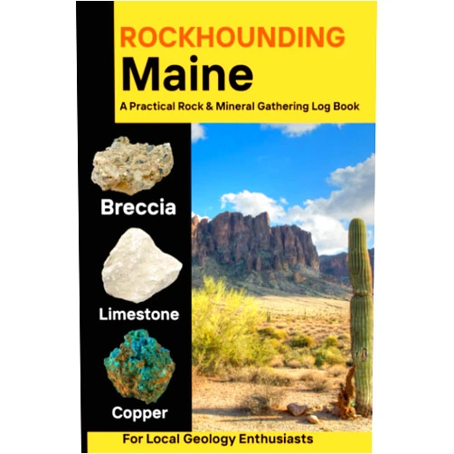 Charlie Kuniyuki Publishing Rockhounding in Maine: Rockhounding in Maine Logbook & Journals, Rock & Mineral Gathering Log Book for Local Backyard Geology Enthusiast, Natural Gemstone, Hunting Journal Gifts For Hunters