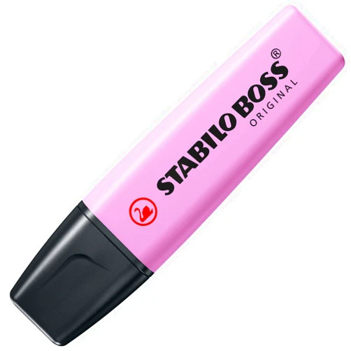 STABILO BOSS Original Pastel Highlighter, Frozen Fuchsa, 5mm (70/158)