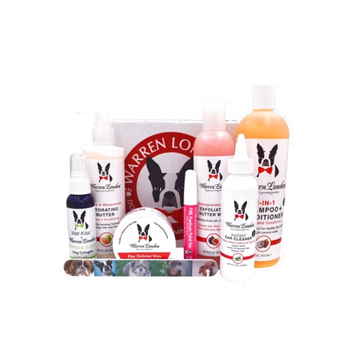 Warren London Dog Products Gift Boxes | Pet Presents Containing Multiple Luxury Spa Products | Birthday Box For Dog | Christmas Gifts For Dog | New Puppy Present Gift Idea | Original Gift Box