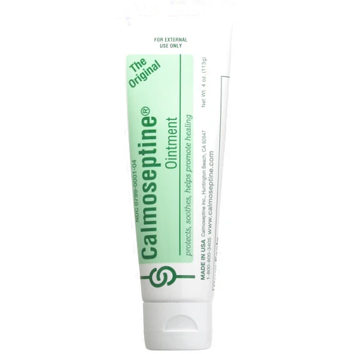 Calmoseptine Ointment Tube, Soothes Skin Irritations - 4 Oz (Pack of 3)