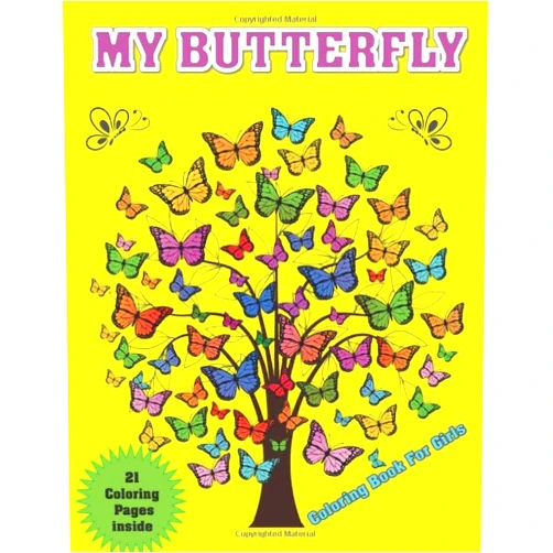By Rihana LIZLY (Author) My Butterfly: Coloring Book For Girls