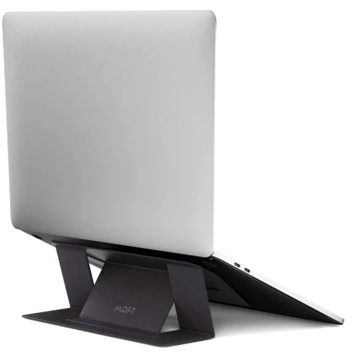 MOFT Laptop Stand for Desk, Adhesive Laptop Stand with 2 Adjustable Viewing Angles, Foldable and Portable Computer Stand Compatible with MacBook Air, MacBook Pro 11