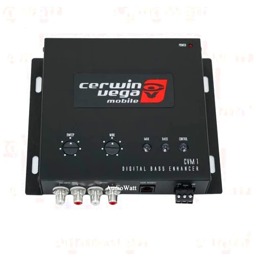 Cerwin Vega Mobile CV CERWIN Vega Series Digital Car Audio Bass Enhancer Driver Equalizer - Ultimate Sound Upgrade for Your Car Stereo System - Maximize Bass Performance and Control with Dash Mount Remote