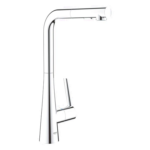 GROHE 33893002 Zedra Pull-Out Kitchen Faucet Chrome