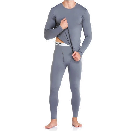 WEERTI Thermal Underwear for Men Long Johns Mens with Fleece Lined, Base Layer Men Cold Weather Top Bottom