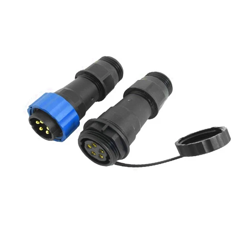 NEW LON0167 Pair Waterproof Aviation Cable Connector + Socket SD20-5 5P IP68(Paar wasserdichter Luftfahrtkabelstecker + Buchse SD20-5 5P IP68