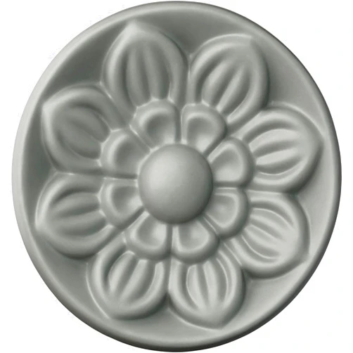 Ekena Millwork ROS04FL Small Flower Round Rosette, 3 7/8