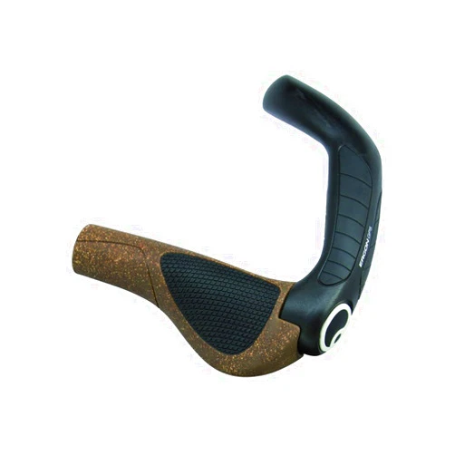 Ergon GP5-S BioKork Grips: Small, Black/Tan
