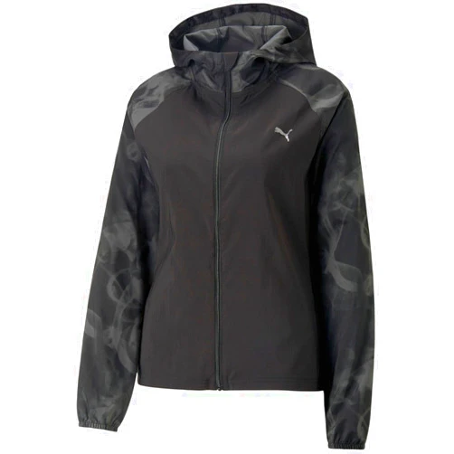 PUMA Women's Run All Over Print Favorite Woven Jacket