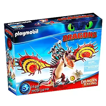 Playmobil Dragon Racing: Snotlout and Hookfang