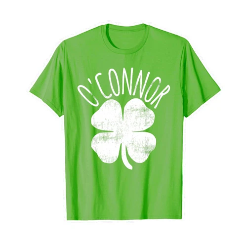 St Patricks Day Irish Ireland Clover - O'Connor O'Connor Family Name Matching St. Patrick's Day Irish Gift T-Shirt