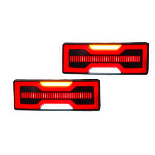 VVEDIK LED Tail Light Assembly for Toyota Land Cruiser Pickup LC79 2010-2020 Rear Running Light + Brake + Reverse Lamp +Turn Signal LED,A Pair