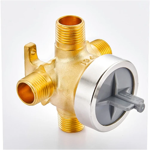 Ddtohan Faucet R11000 3-Setting and 6-Setting Custom Shower Diverter Valve Kit, Compatible with D 3 Way or 6 Way Shower Diverter Trim Kits, Brass Construction R11000
