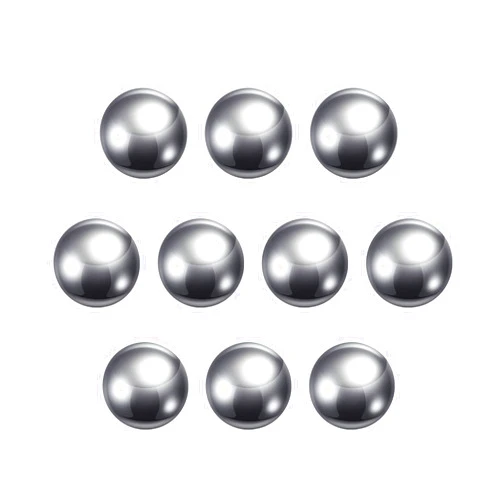 uxcell 10pcs 19mm Carbon Steel Bearing Balls Precision Polished