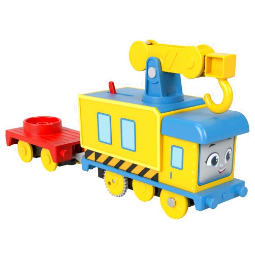 Thomas & Friends Motorized Toy Carly the Crane Battery-Powered Rail Vehicle for Preschool Pretend Play Kids Ages 3+ Years