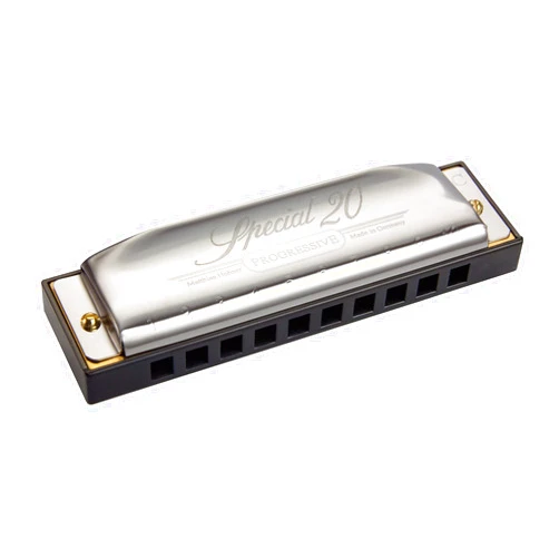 Hohner Special 20 Diatonic Harmonica, C-major - Professional, Responsive Reeds, Injection Molded Plastic Comb with Projecting Mouthpiece