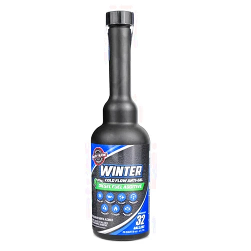 Opti-Lube Winter Anti-Gel Formula Diesel Fuel ADDITIVE: Long Neck 8oz Bottles (12 Pack Case)