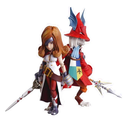Square Enix Final Fantasy IX: Freya Crescent & Beatrix Bring Arts Action Figure Set, Multicolor