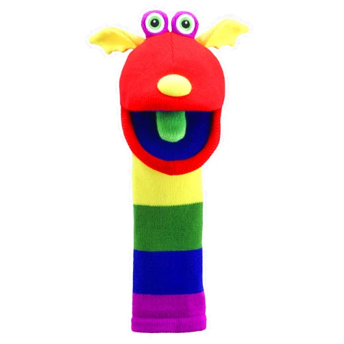 The Puppet Company - ECO Knitted - Sunny Hand Puppet - PC007401