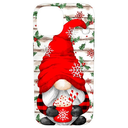 Cute Winter Gnomes For Christmas By MiGiLaMo Cute Christmas Gnome For Women With Hot Cocoa Mug For Xmas Case for iPhone 14