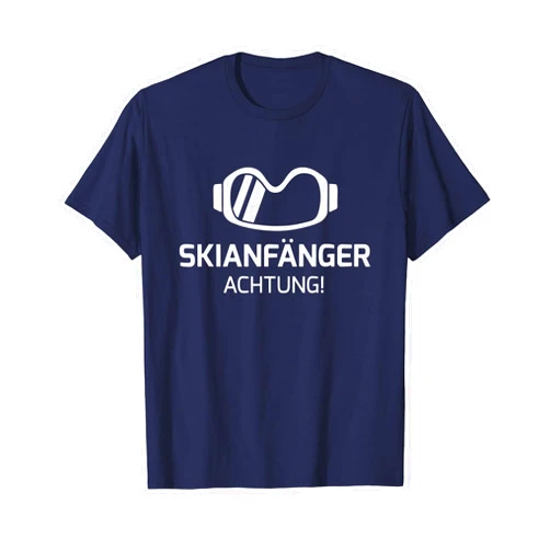 APRES SKI Hüttengaudi Lustig Piste Party Team Attention Ski Catcher Beginner skiing fun fun T-Shirt