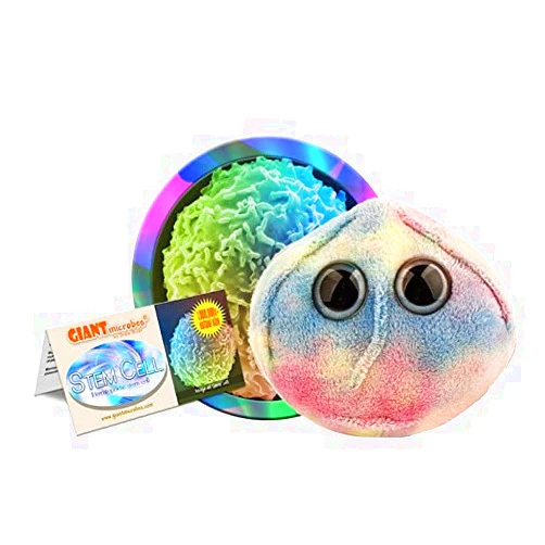 GIANT MICROBES GIANTmicrobes Stem Cell Plush - Learn About Science and Reproduction with This Fun Gift, Memorable Gift for Doctors, Students, Scientists, Fertility Experts, and All with a Healthy Sense of Humor