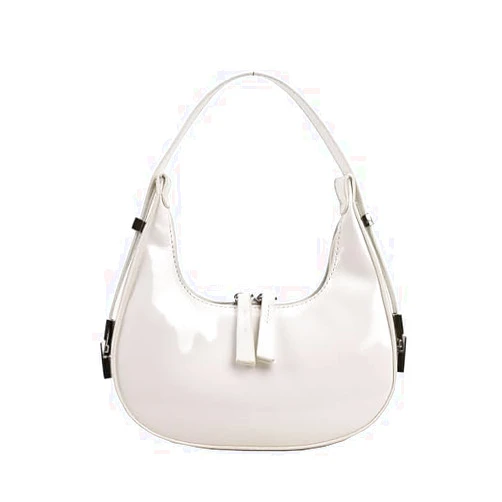 GORGOU Women Crescent Shoulder Bag Hobo Handbags Top HandleTrendy Y2K Small Clutch Purses PU Leather Underarm Bag