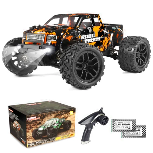 HAIBOXING 1:18 Scale RC Monster Truck 18859 36km/h Speed 4X4 Off Road Remote Control Truck,Waterproof Electric Powered RC Cars All Terrain Toys Vehicle with 2 Batteries,Xmas Gifts for Kid and Adults