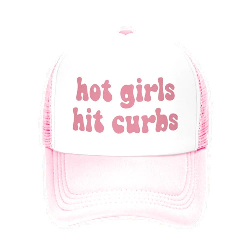 Generic I Put The Hot in Psyghotic Drinking Trucker Hat/Dirty Trucker Hats/Pink Funny Trucker Hats,Trucker Hat for Women and Men
