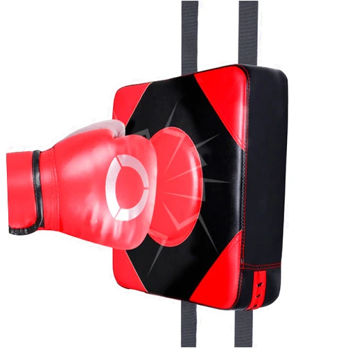 GEUGECY Wall Boxing Punching Pad, Wall Mounted Punching Pads for Boxing, Boxing Target Pad for Wall, Quiet PU Leather Wall Foam Punching Pad for Boxing Training Fitness, for Kids Adults Home Gym (Only Pad)