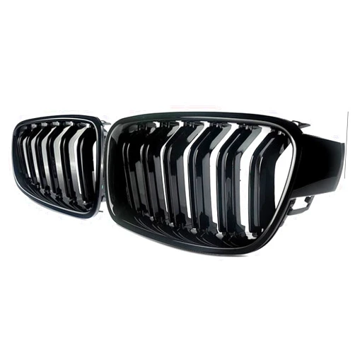 CERITORN F30 F31 Front Kidney Grille Grill Compatible with BMW 2012-2018 3 Series F30 F31 320i, 328i, 328d, 330e, 330i, 335i, 340i (Gloss Black)