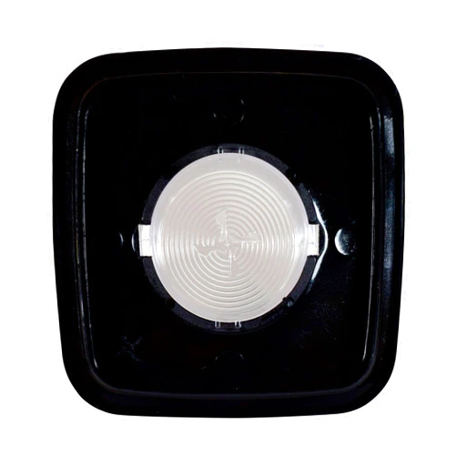Univen Blender Jar Lid and Center Fill Cap Compatible with Oster & Osterizer Blenders Black Square