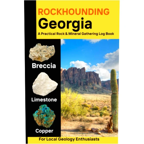 Charlie Kuniyuki Publishing Rockhounding in Georgia: Rockhounding in Georgia Logbook & Journals, Rock & Mineral Gathering Log Book for Local Backyard Geology Enthusiast, Natural Gemstone, Hunting Journal Gifts For Hunters