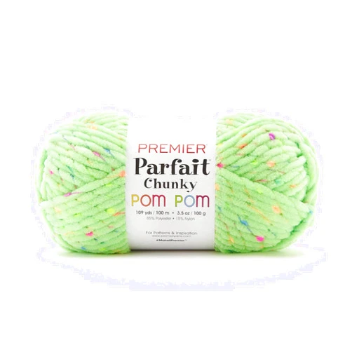 PREMIER YARNS Premier Parfait Chunky Pom Yarn, 2107-06 Limelight