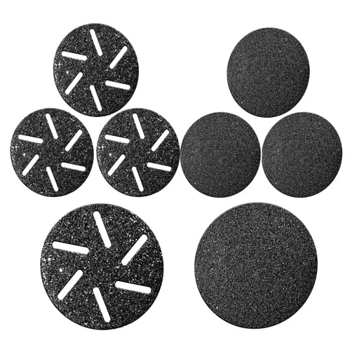 Hoxida 8 Pcs Refill Rollers for Hoxida Electric Foot Callus Remover Pedicure Tools, Replacement Grinding Heads Roller for Pedi Electric Foot File,Refills 8 Pack Replacement Heads(4 Regular&4 Extra Coarse)