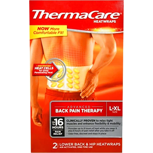 ThermaCare Advanced Back Pain Therapy L-XL Heatwraps, 2 Count
